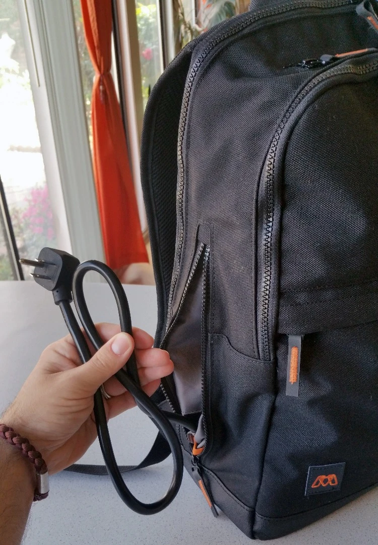 The MOS Pack features a single cable that plugs into walls to charge all your devices simultaneously