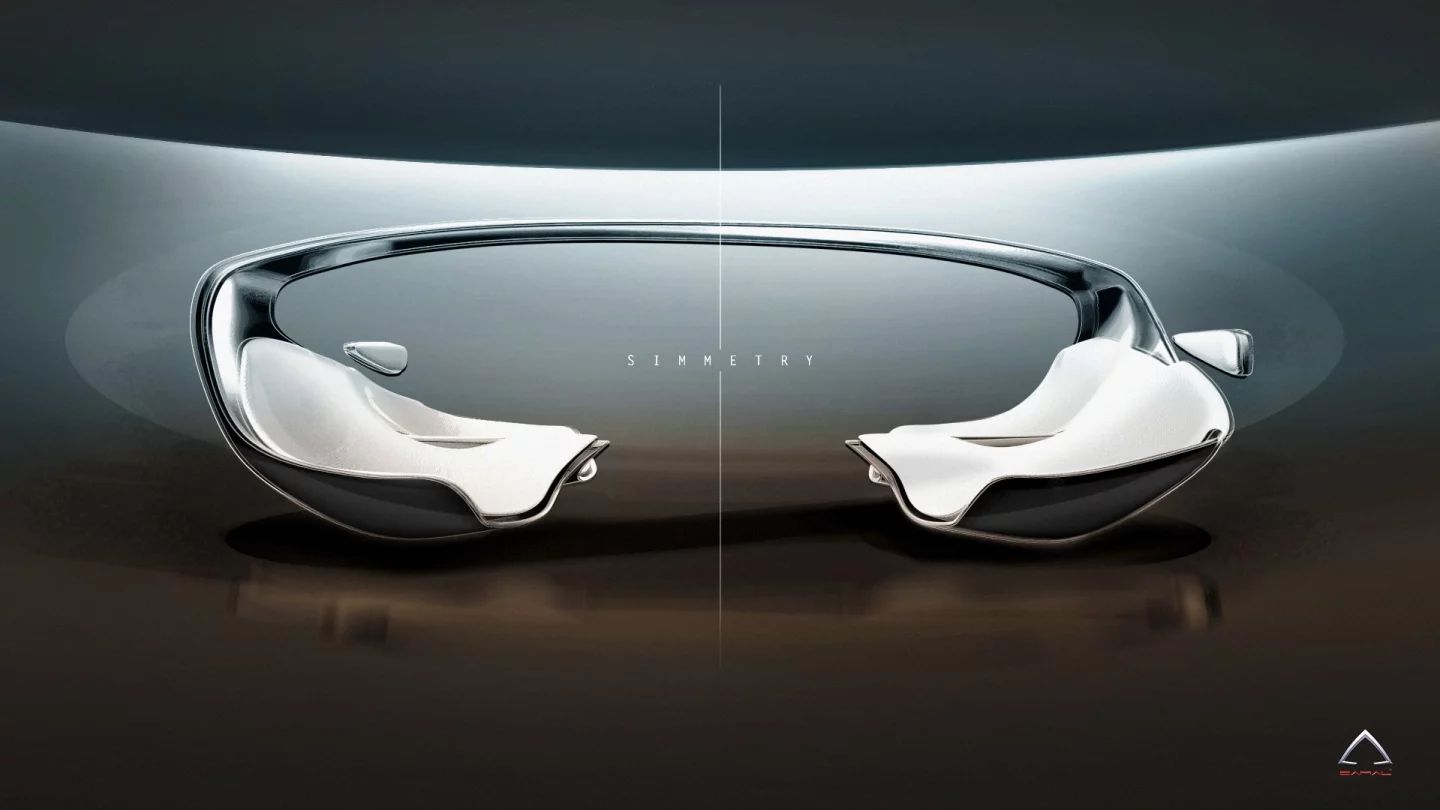 CAMAL hasn't detailed the interior too much but does show two two-seat benches facing each other