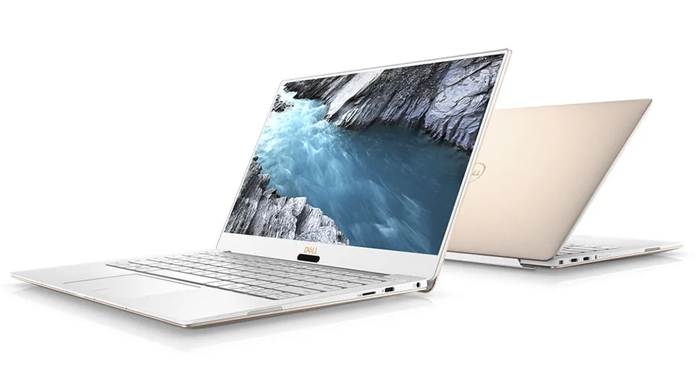 Dell's 2018 XPS 13 laptop makes use of 8th gen Quad Core brains, can be had with a FHD or UHD screen, and promises up to 20 hours of battery life per charge