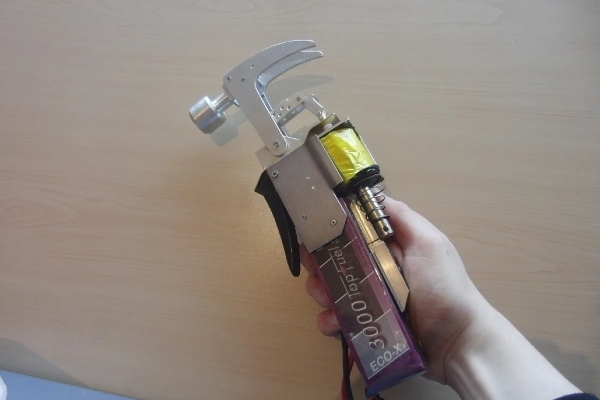 Patrick Priebe's take on Homer Simpson's electric hammer