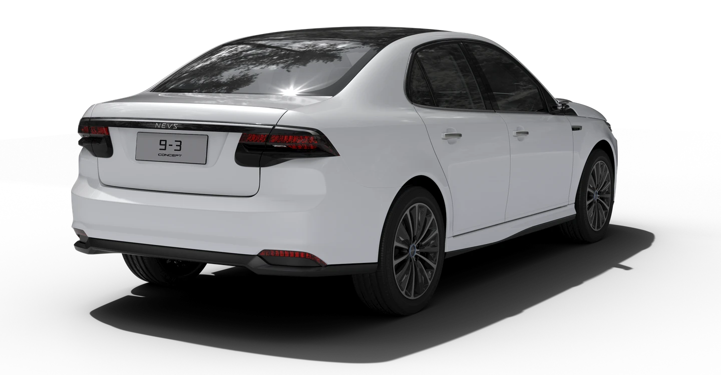 NEVS 9-3 electric sedan concept
