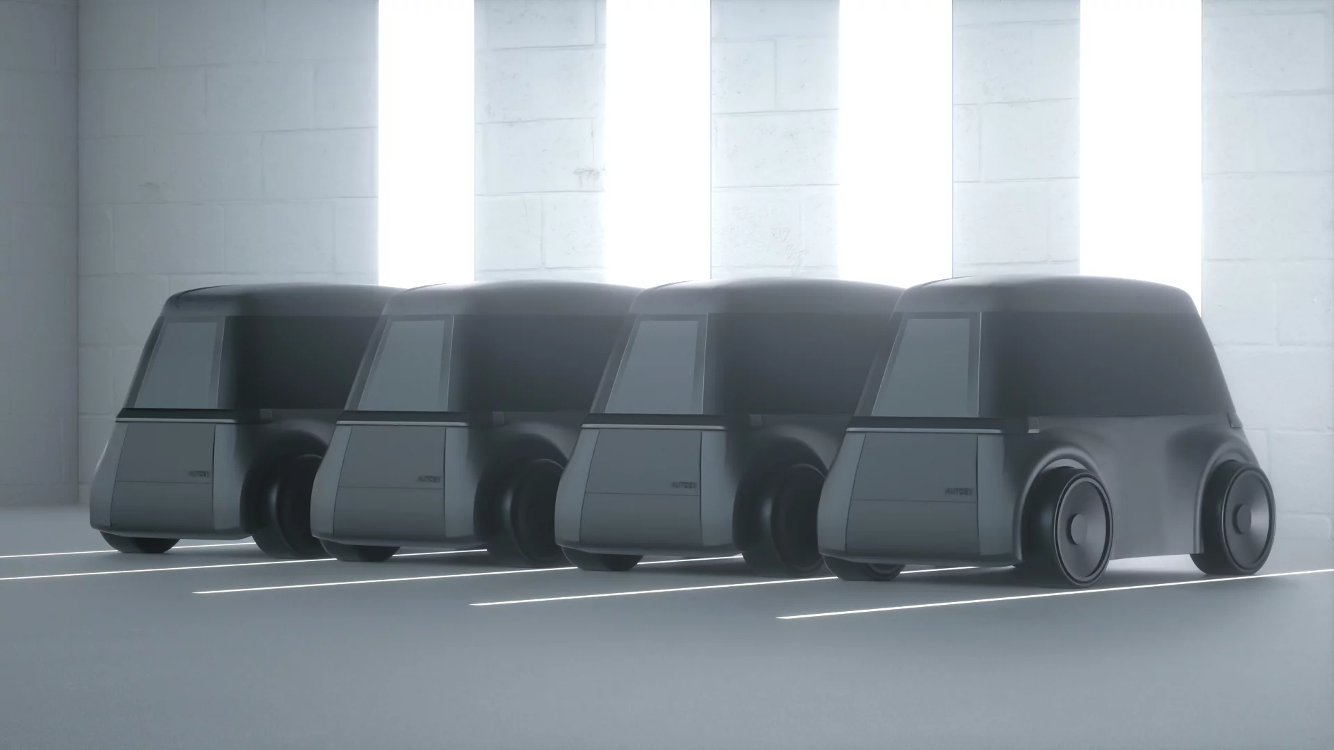 Fleets of the robots will be based out of a central charging station within the garage