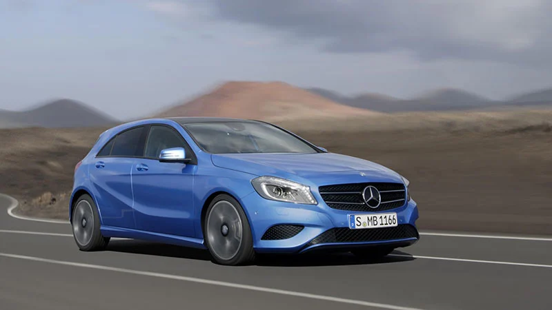 The new Mercedes-Benz A-Class in "Style" exterior spec.