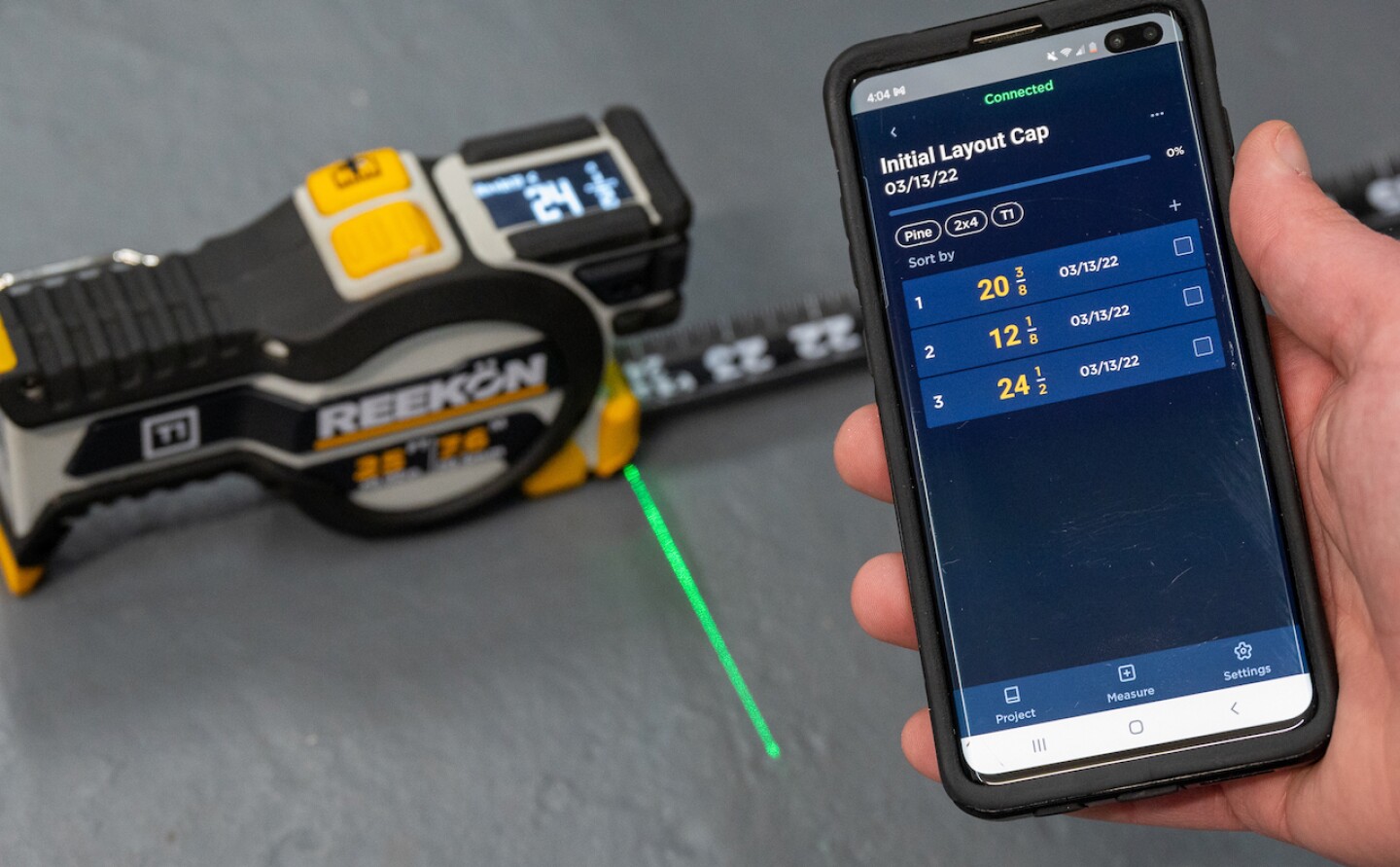 T1 Tomahawk brings digital capabilities to the humble tape measure