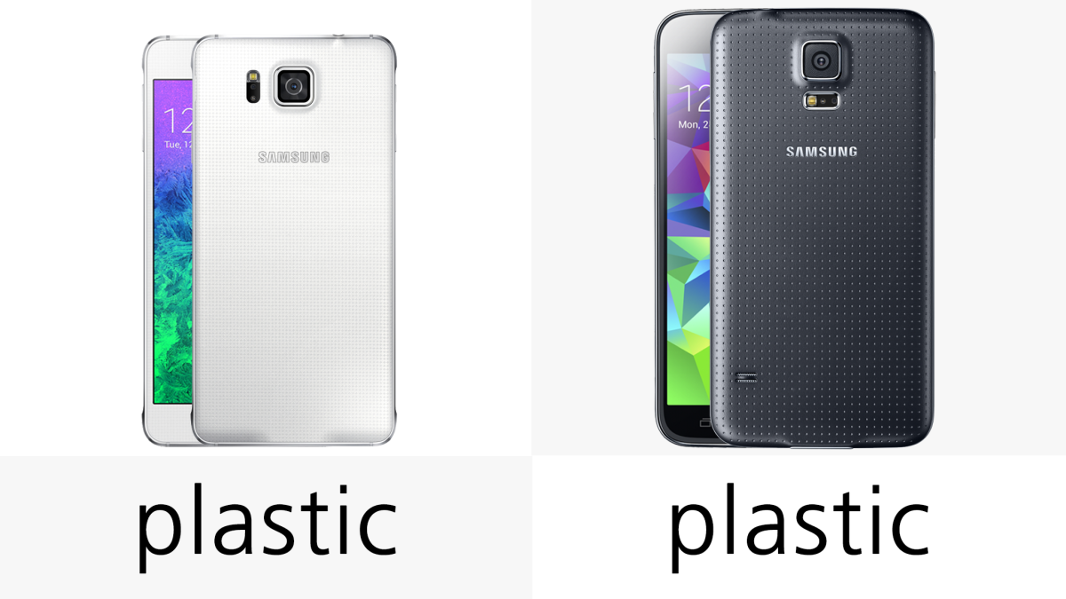 Both handsets feature a predominantly plastic build
