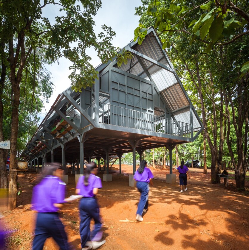 Baan Huay Sarn Yaw - Post Disaster School, Chiang Rai, Thailand, by Vin Varavarn Architects