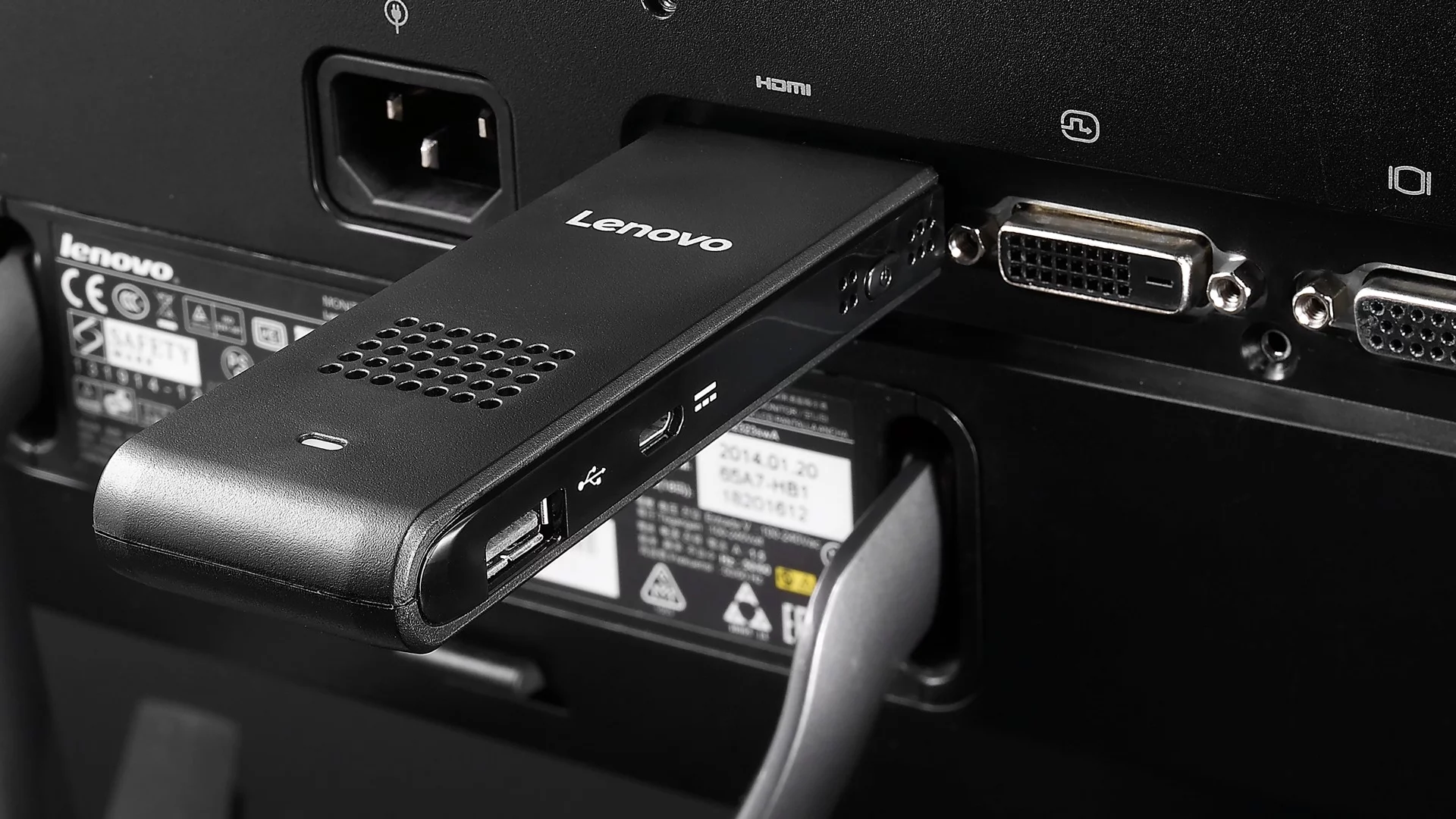 The ideastick Stick 300 is designed to transform an HDMI-equipped TV or monitor into a fully-functional Windows PC