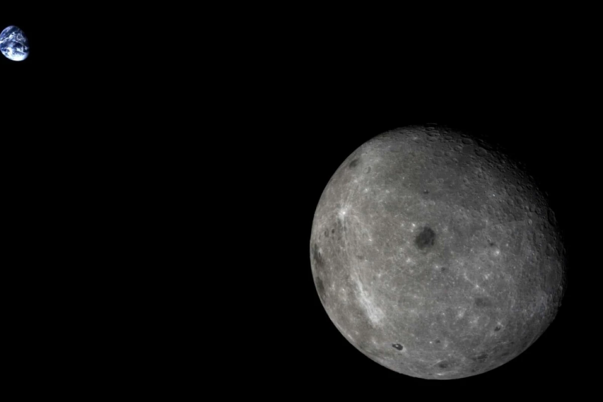 The far side of the Moon as seen by China's Chang'e 5-T1 mission