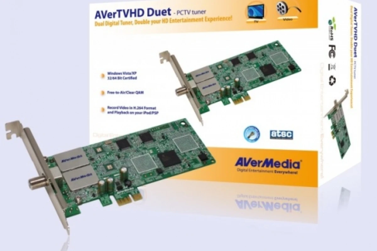 The AVerMedia twin HD TV tuner for your PC