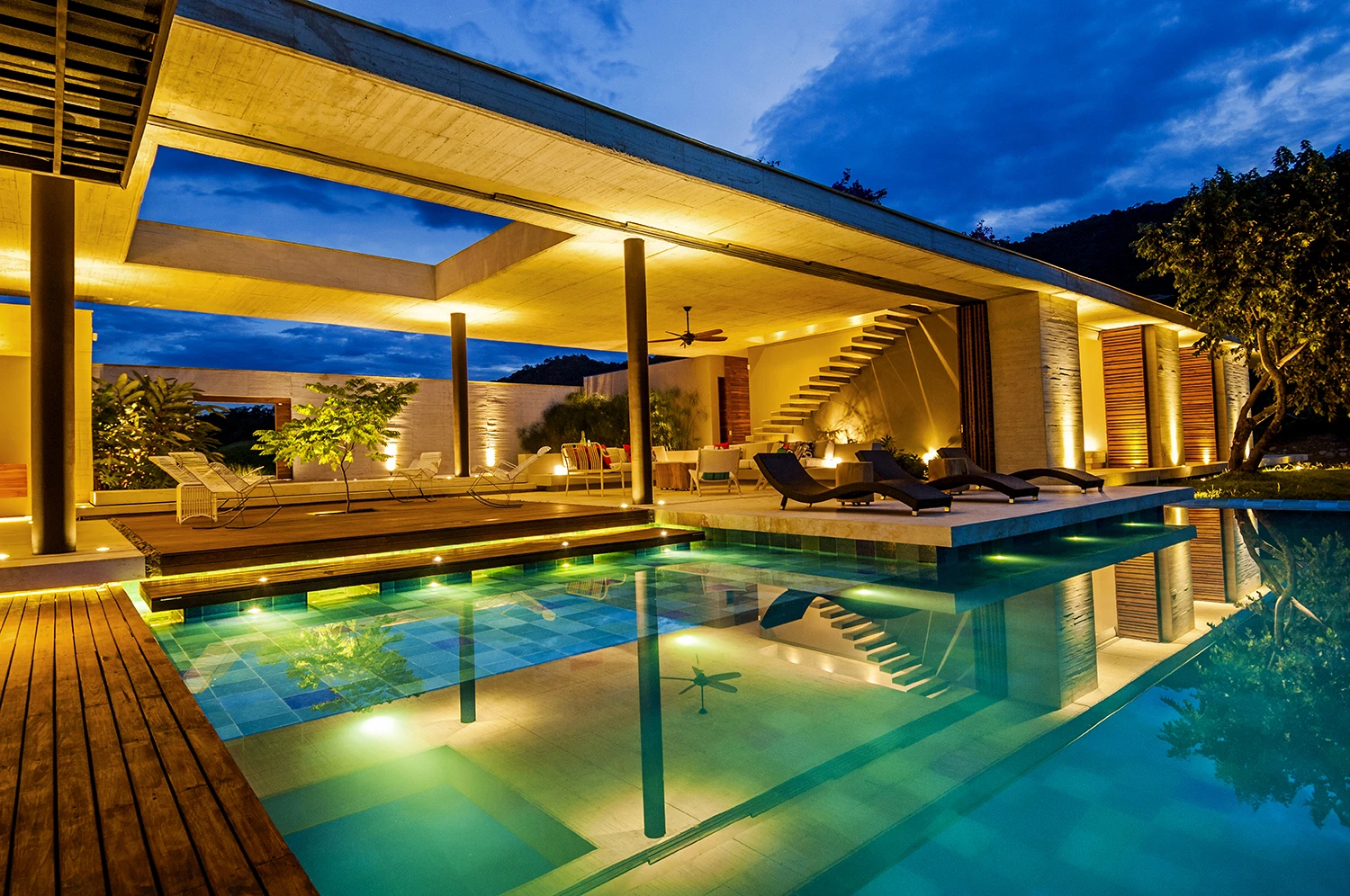 Casa 7A's placement allows the swimming pool to catch the rays most of the day (Photo: David Uribe)