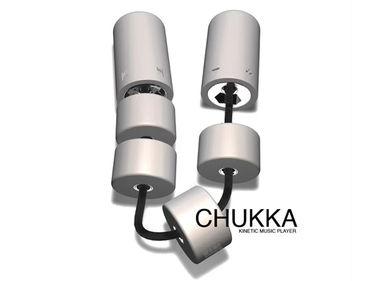 Inspired by Greek worry beads, the Chukka player almost begs the user to toy with it