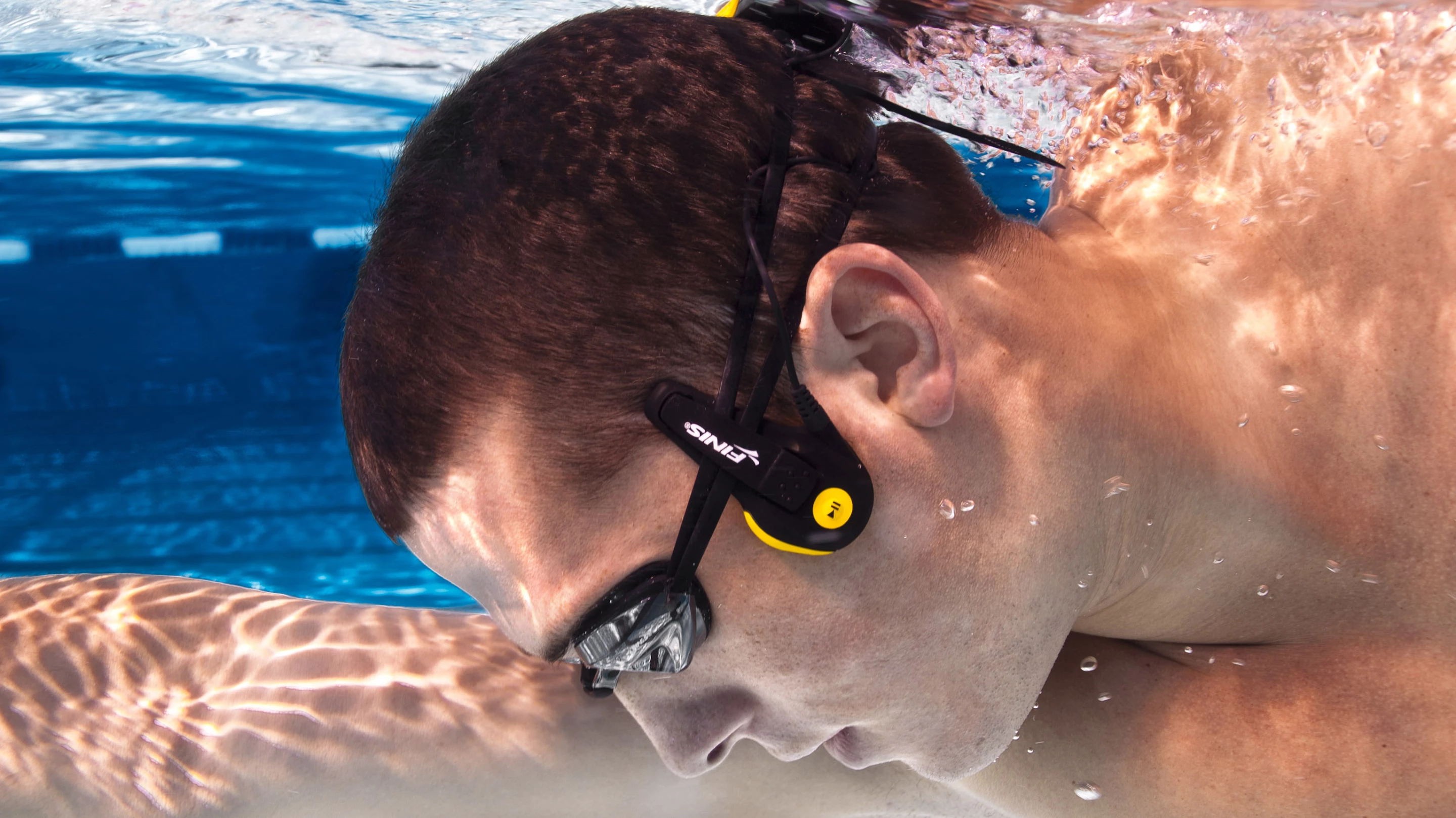 The new Finis Neptune waterproof audio player
