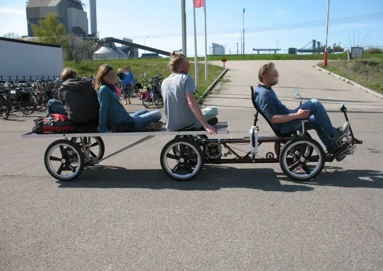 The Armadillo with semi-trailer at the International Cargo Bike Festival (Photo: Velostrom.de)