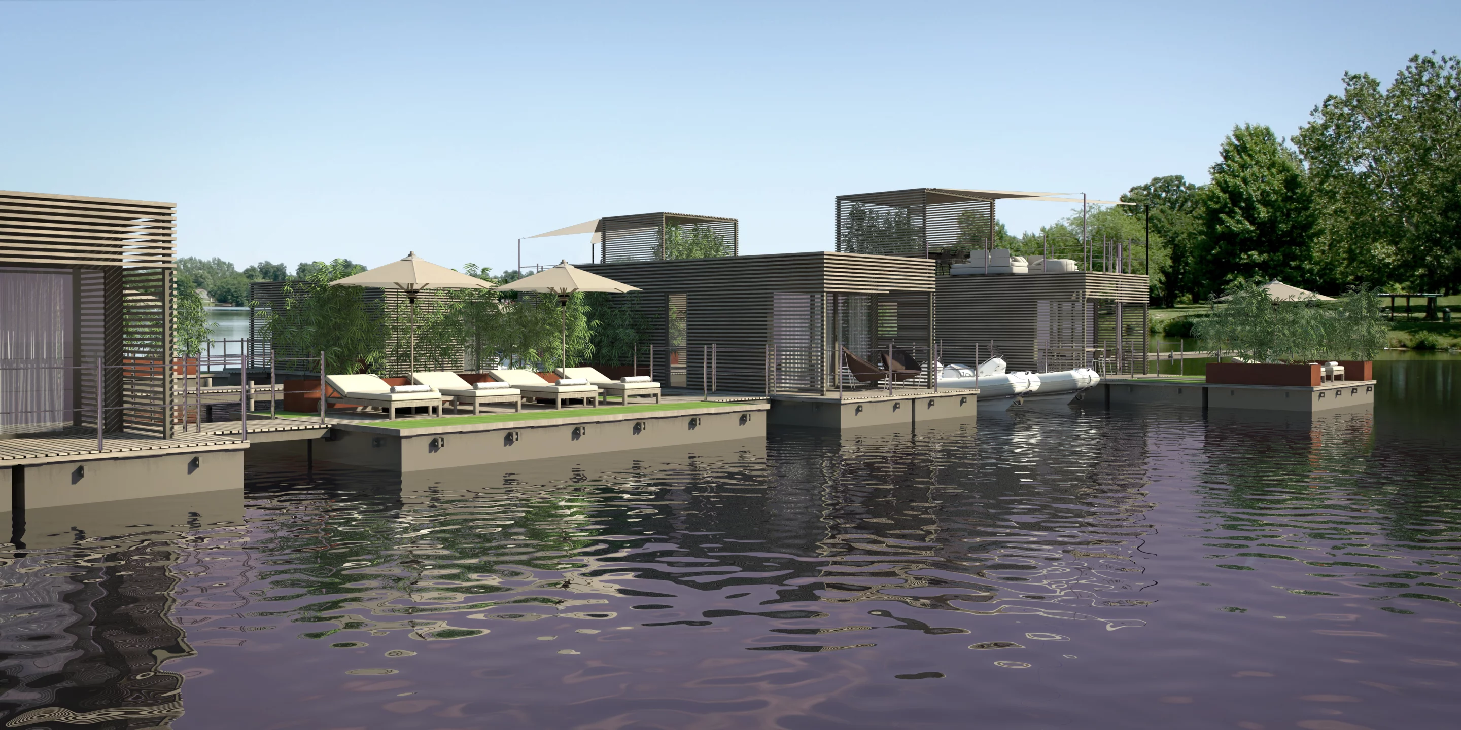 Abifloat floating villas by Christian Grande