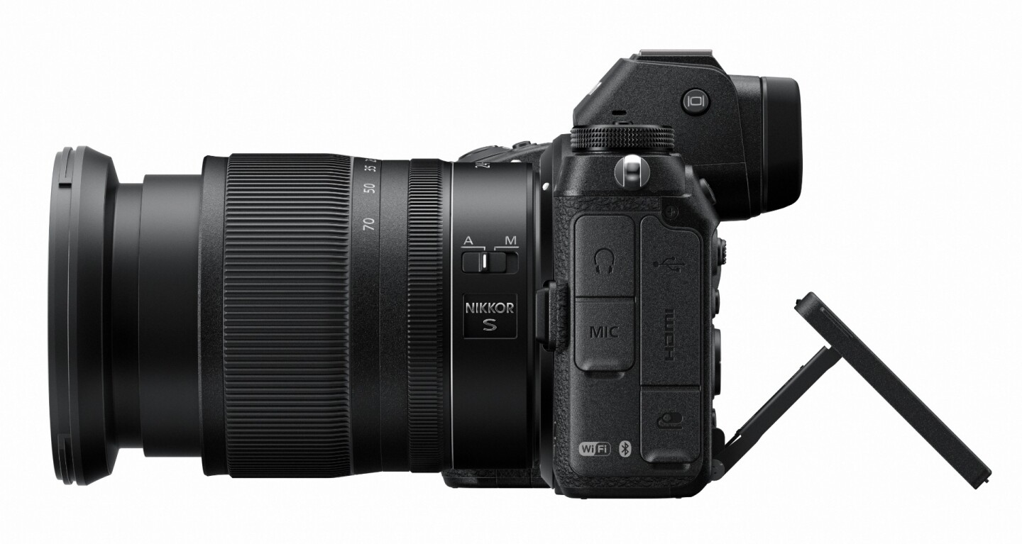 The Z 6 allows photographers to get low down while framing a shot, thanks to the tilting touchscreen display panel
