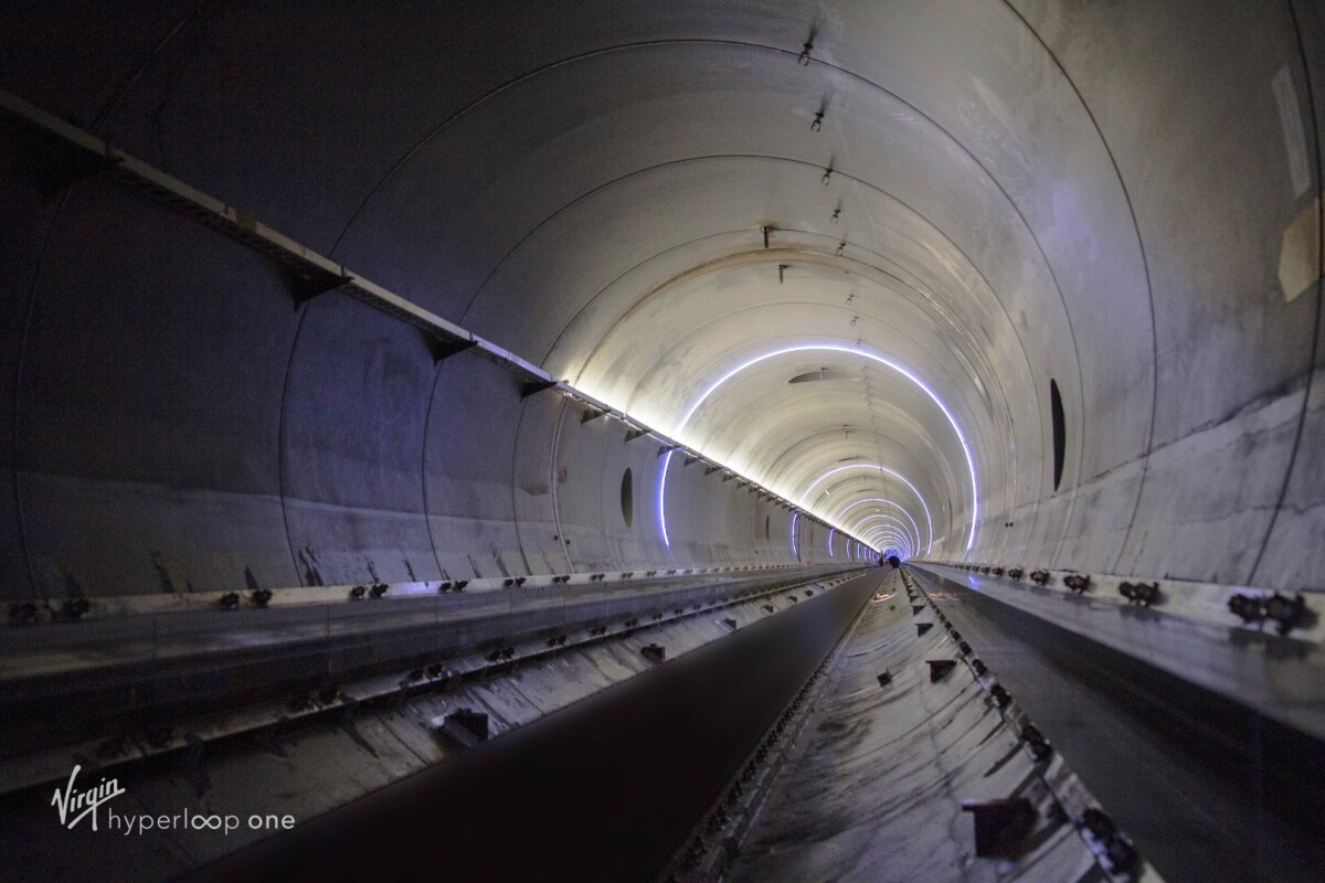 Virgin Hyperloop One has developed a full-scale test track and vehicle