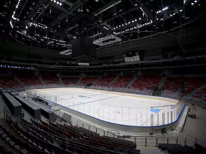 The Bolshoy Ice Dome interior (image: Sochi 2014 Organizing Committee)
