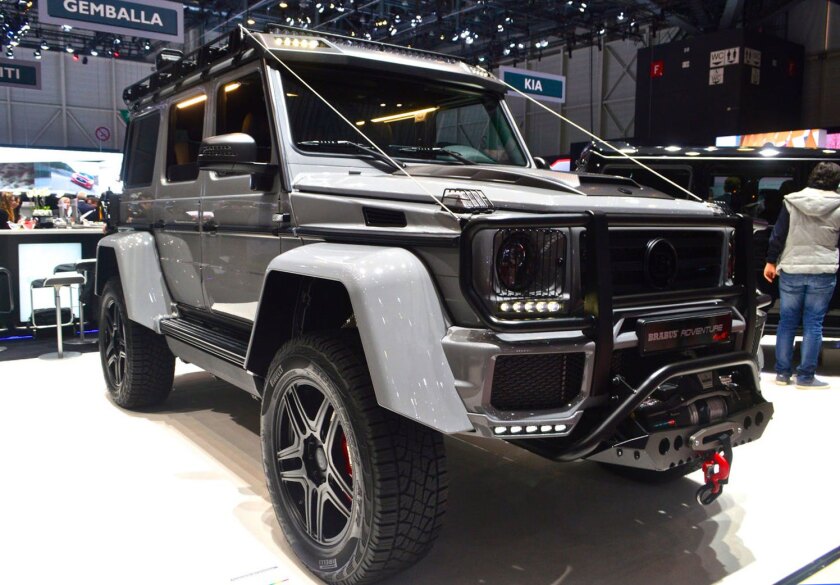 Brabus tunes the Mercedes G500 4x4 Squared