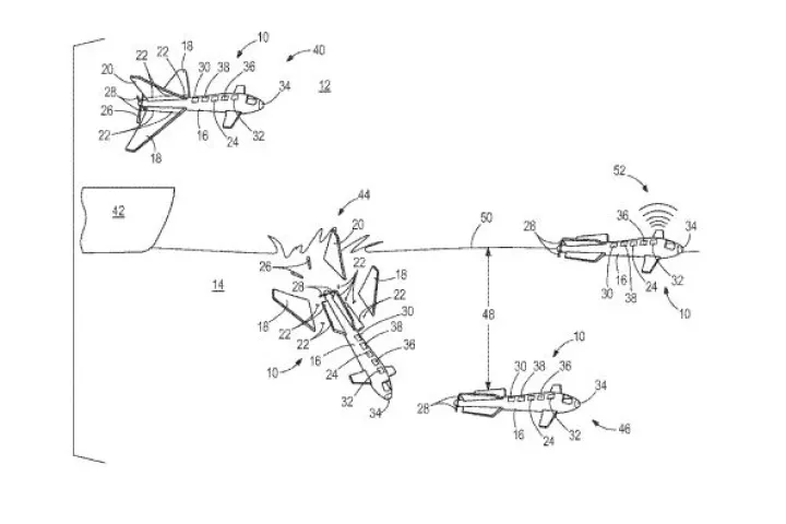 Boeing's concept for a UAV that transforms into a submarine