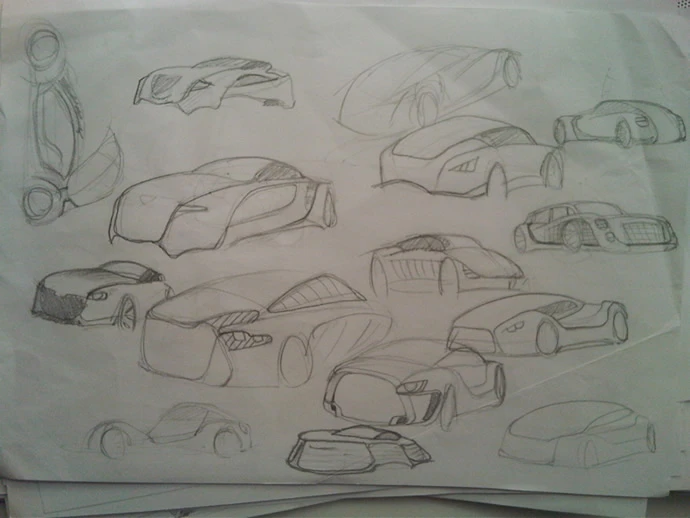 Initital concept sketches