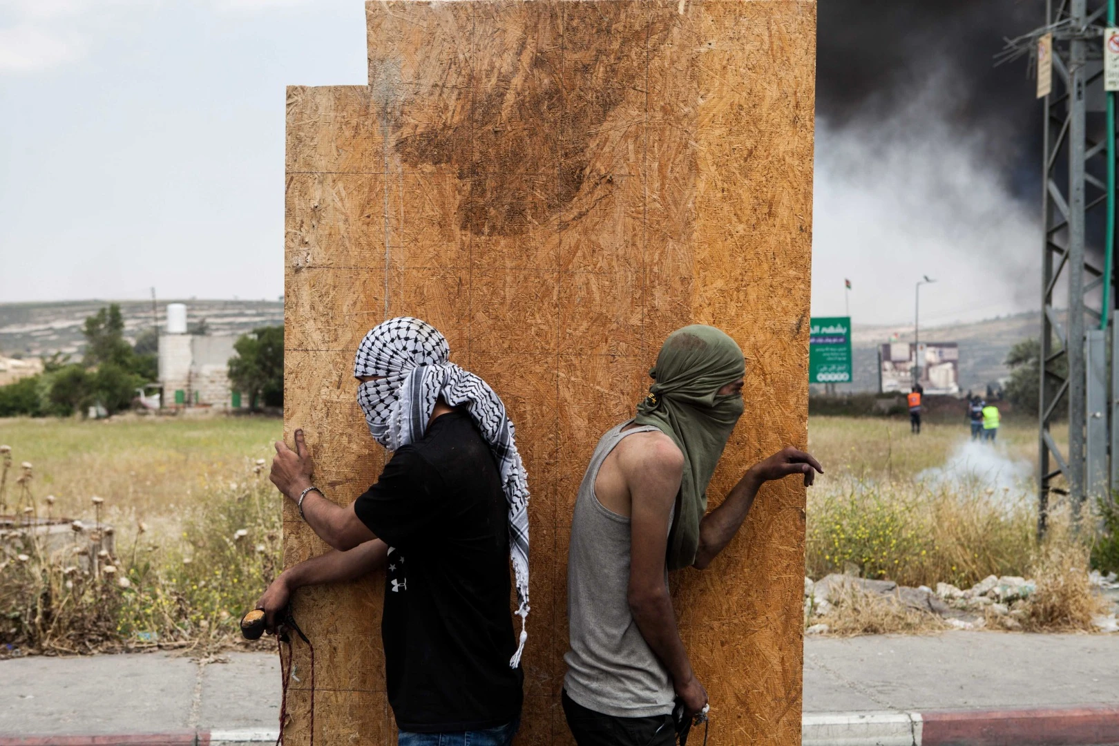 Finalist in The Photojournalist category of the 2018 EyeEm Awards: Shot in the North of Ramallah, Palestine. Close to an Israeli settlement during confrontations between Palestinians and the Israeli army