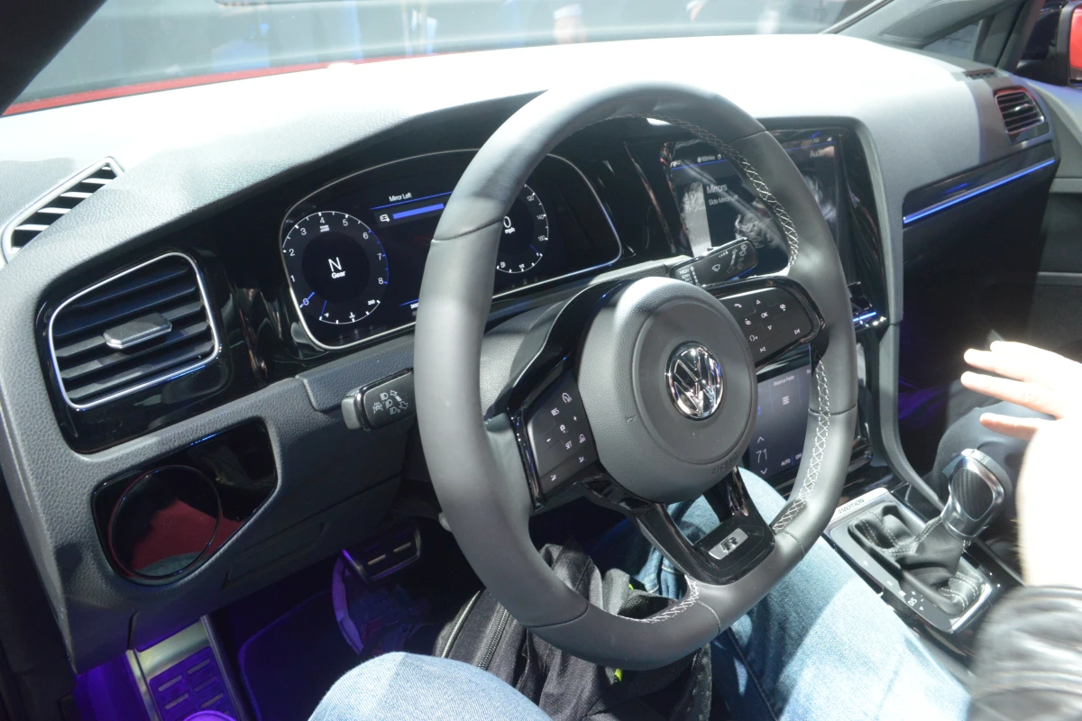 The VW Golf R Touch concept at CES 2015 (Photo: CC Weiss/Gizmag)