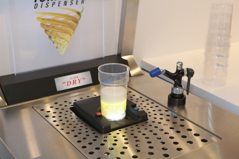 Asahi unveils robotic draft beer dispenser for highvolume bars