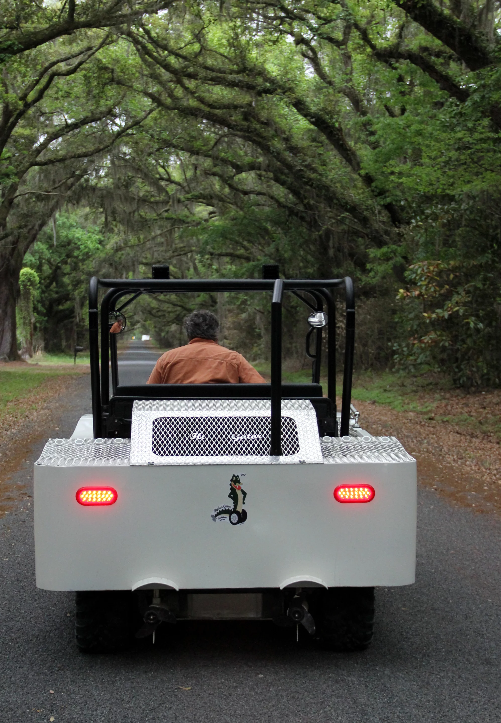 CAMI's diesel-electric hybrid amphibious Hydra Gator