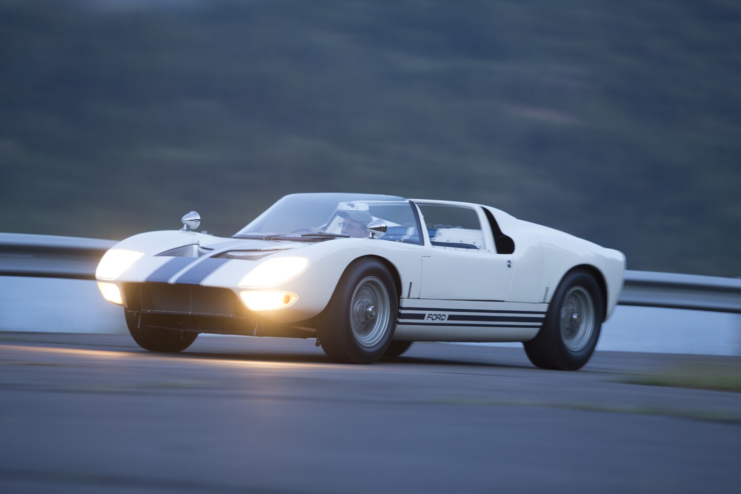 This 1965 Ford GT40 Roadster is the first of six GT40 prototype roadsters built, the eighth of only twelve GT40 prototypes and the only roadster to remain in as-built condition. It was driven by Ken Miles, Carroll Shelby, Jim Clark, and other legends. Estimated to sell for US$8,000,000 - $10,000,000. Photo: Pawel Litwinski Official auction description and images