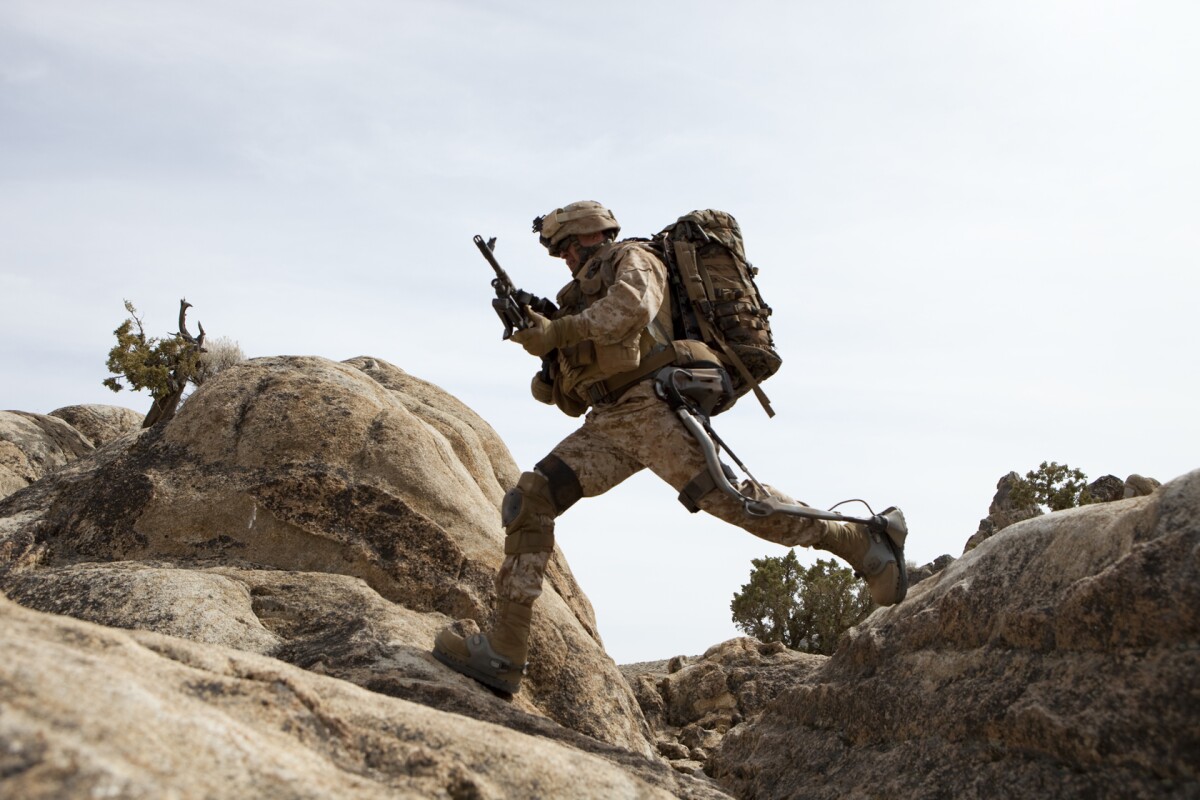 exoskeletons will also help healthy people run faster, for longer, with a heavy pack - Ekso is part of the team working on the HULC development prototype with a view to enhancing the capabilities of the American soldier