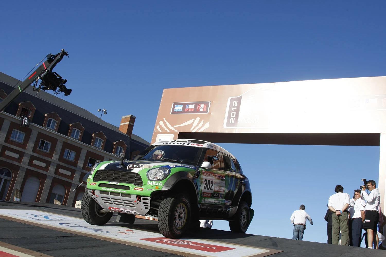 Peterhansel and his MINI ALL4 Racing