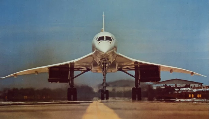 BAC Concorde taking off