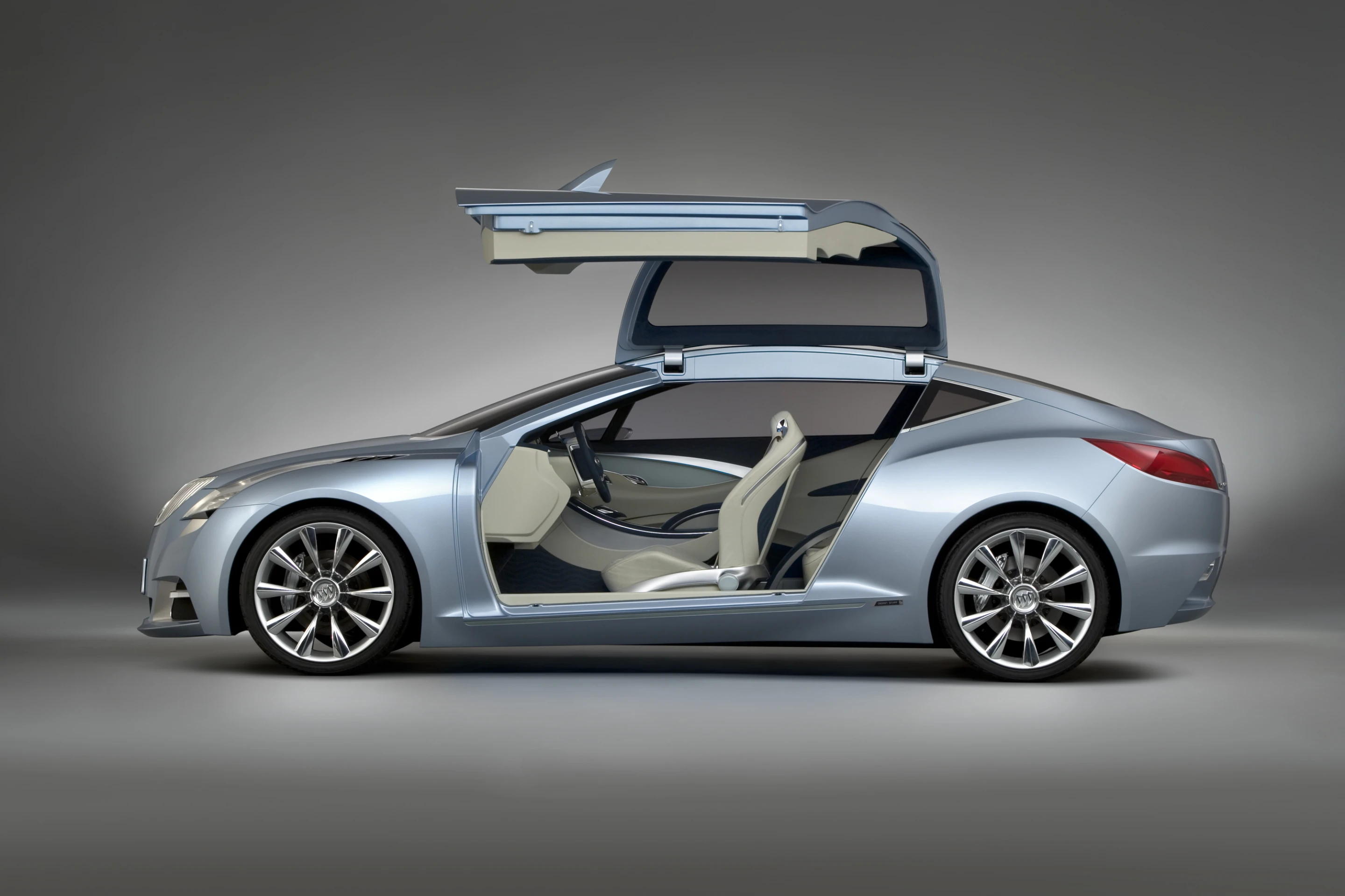 The Riviera concept uses gullwing doors