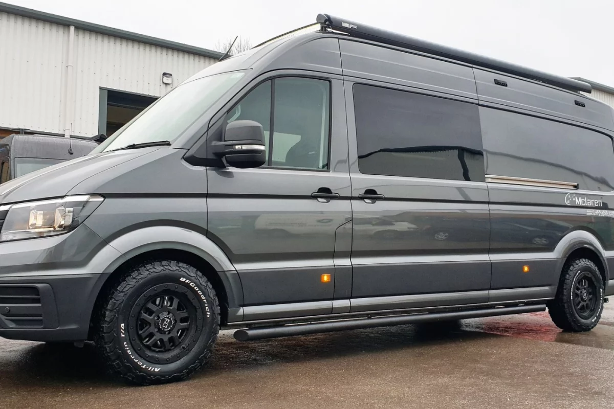 Mclaren turns the Volkswagen Crafter into a rugged, sporty camper van