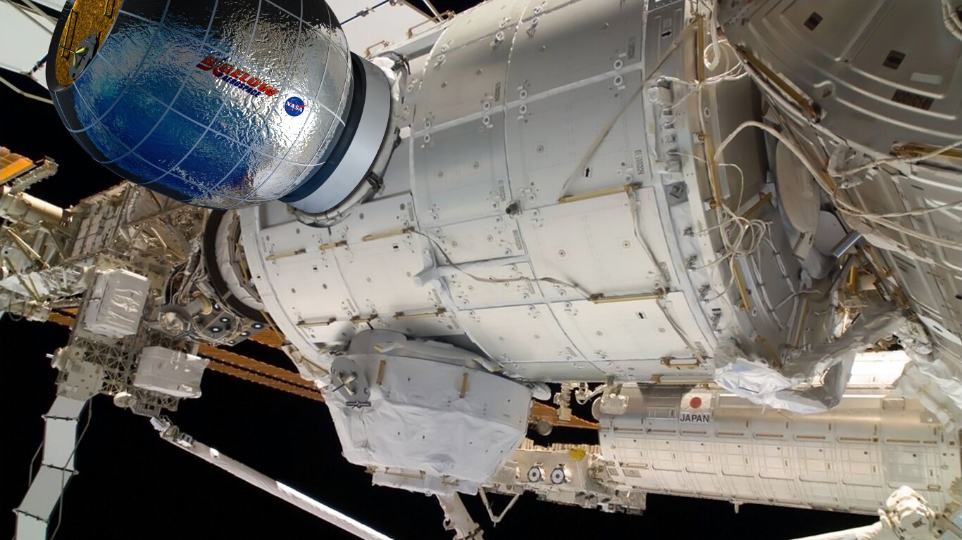 The BEAM will remain attached to the ISS for two years