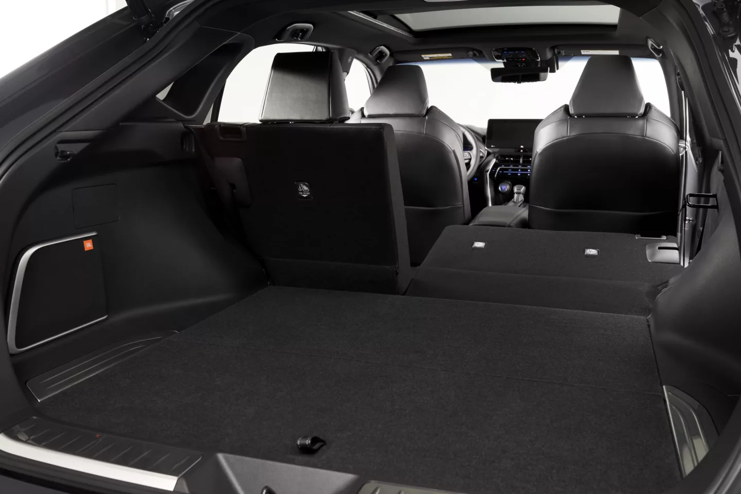 Behind the second row of the 2021 Toyota Venza is 36.3 cubic feet (1,028 liters) of cargo space