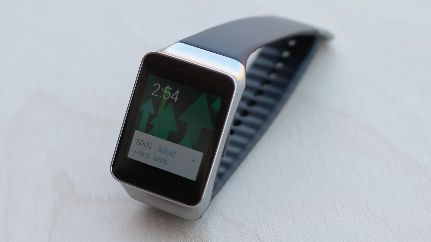 You can even see stocks via Wear cards