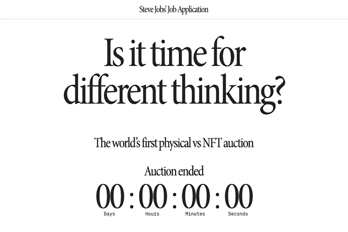 Ticking all the boxes - the SteveJobsApplication.com site turned $221,762 into $370,460 in just four months