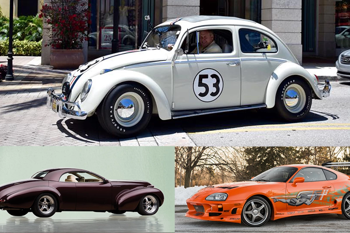 Herbie is just the latest movie car to illustrate the trend of fast growing prices for movie car. Read on for our list of 25 valuable cars that sold for not much, not very long ago. In May two more famous movie cars will go to auction - Will Smith's Blackhawk from Bad Boyz II (1975) and the Toyota Supra driven by the late Paul Walker in The Fast and The Furious (2001).