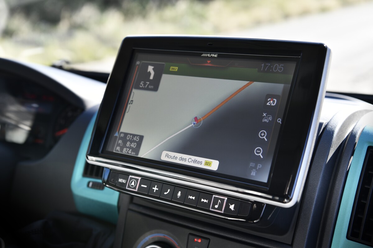 A more motorhome-friendly navigation system