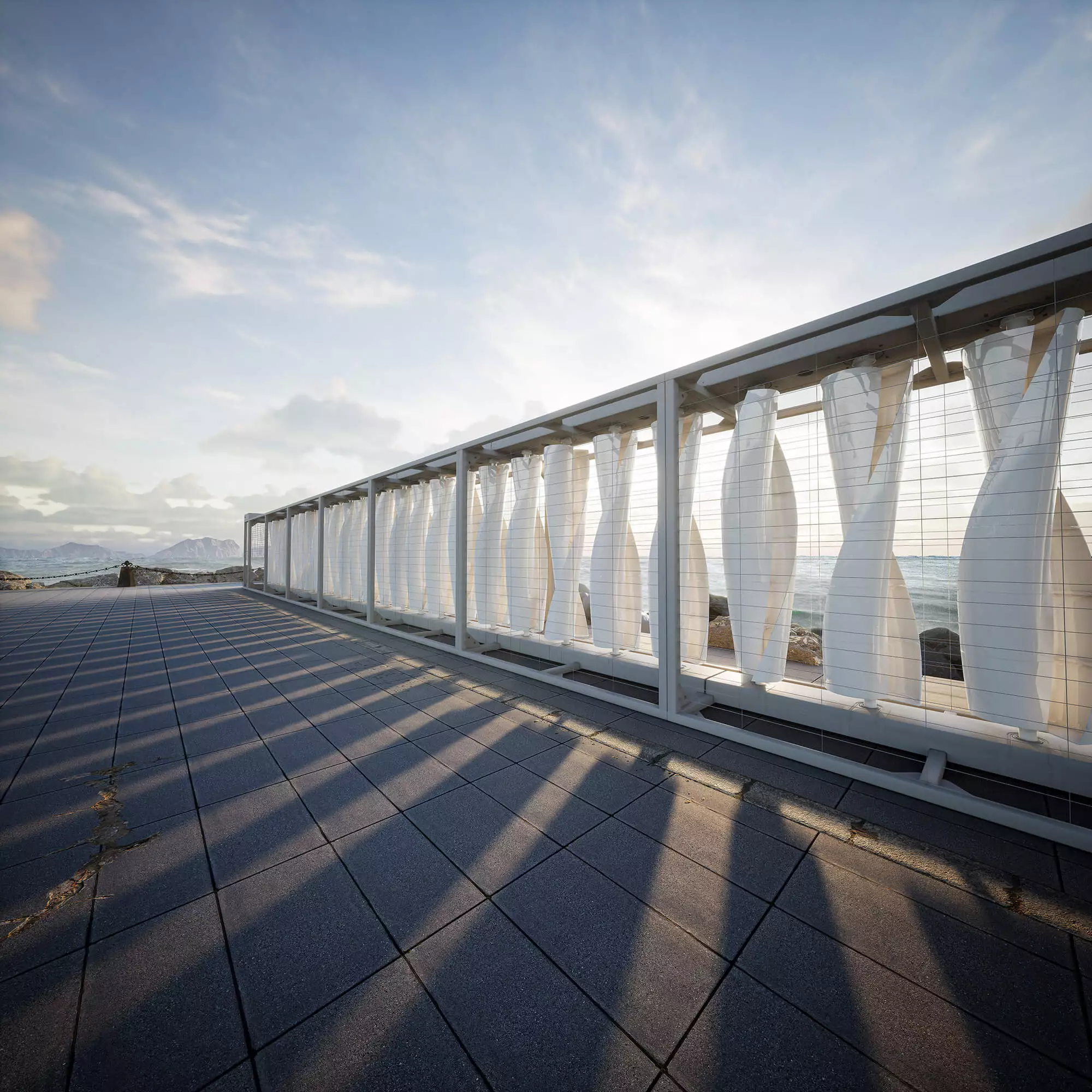 An eight-turbine Airiva unit is reckoned capable of producing 2,200 kWh of energy annually