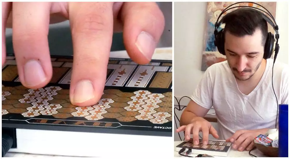 The Hyve 60 voice polyphonic analog synthesizer is being offered wrapped in a wood jacket, on its own or as a bare-bones board