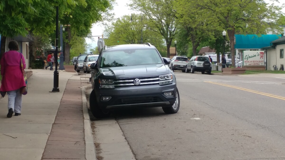 The VW Atlas has an aggressive amount of curb appeal