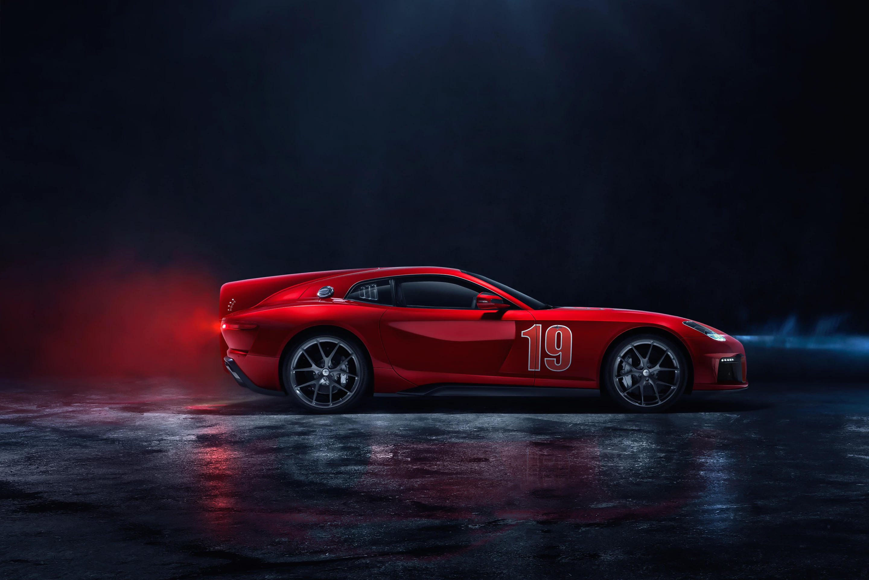 The Touring Superleggera Aero 3 has quite a profile
