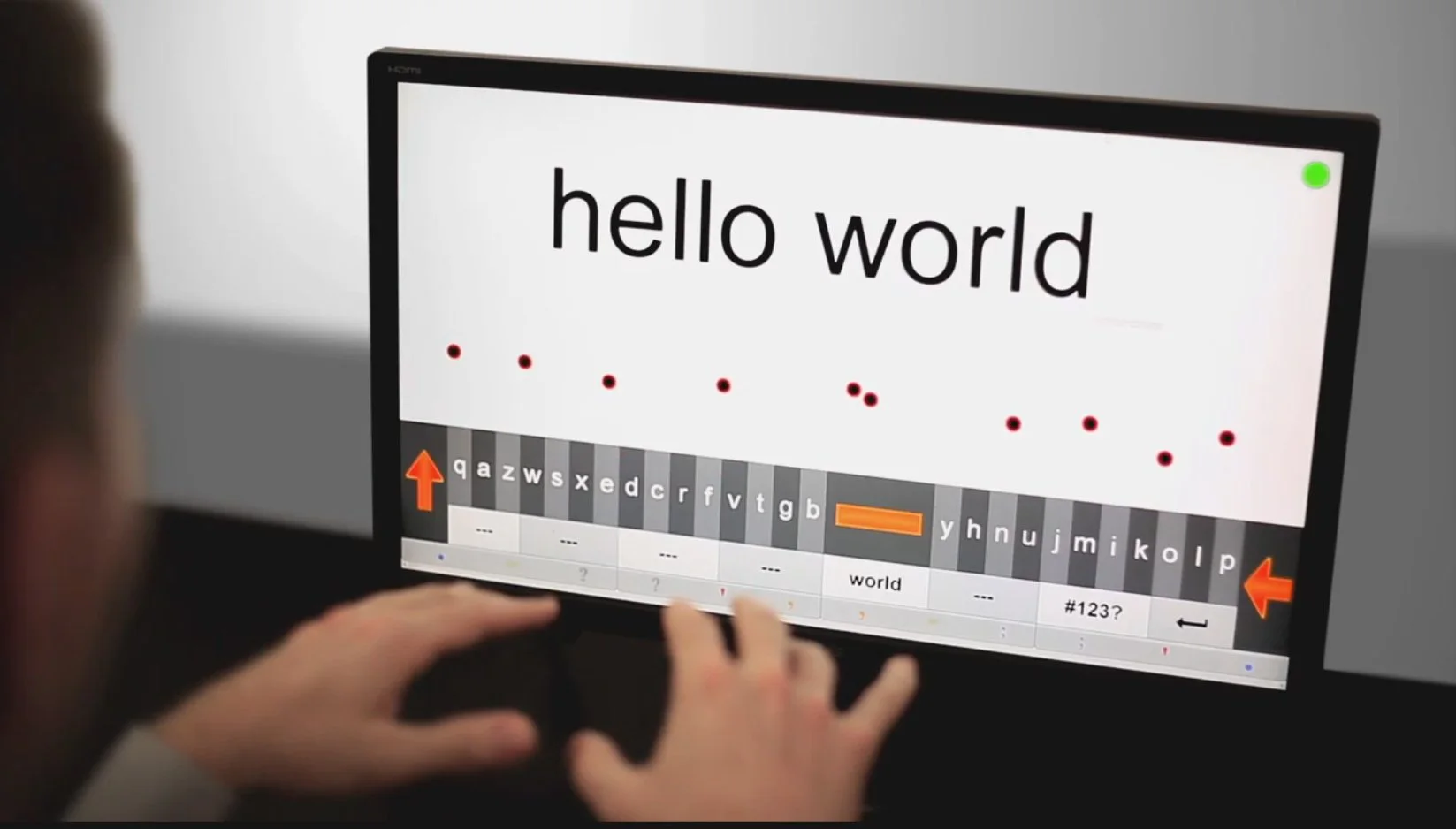 DexType and Leap Motion combine for gesture-based typing