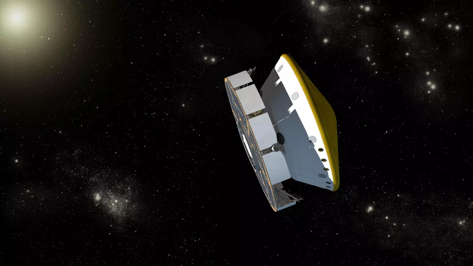 Artist's concept of the Mars 2020 spacecraft in its aeroshell