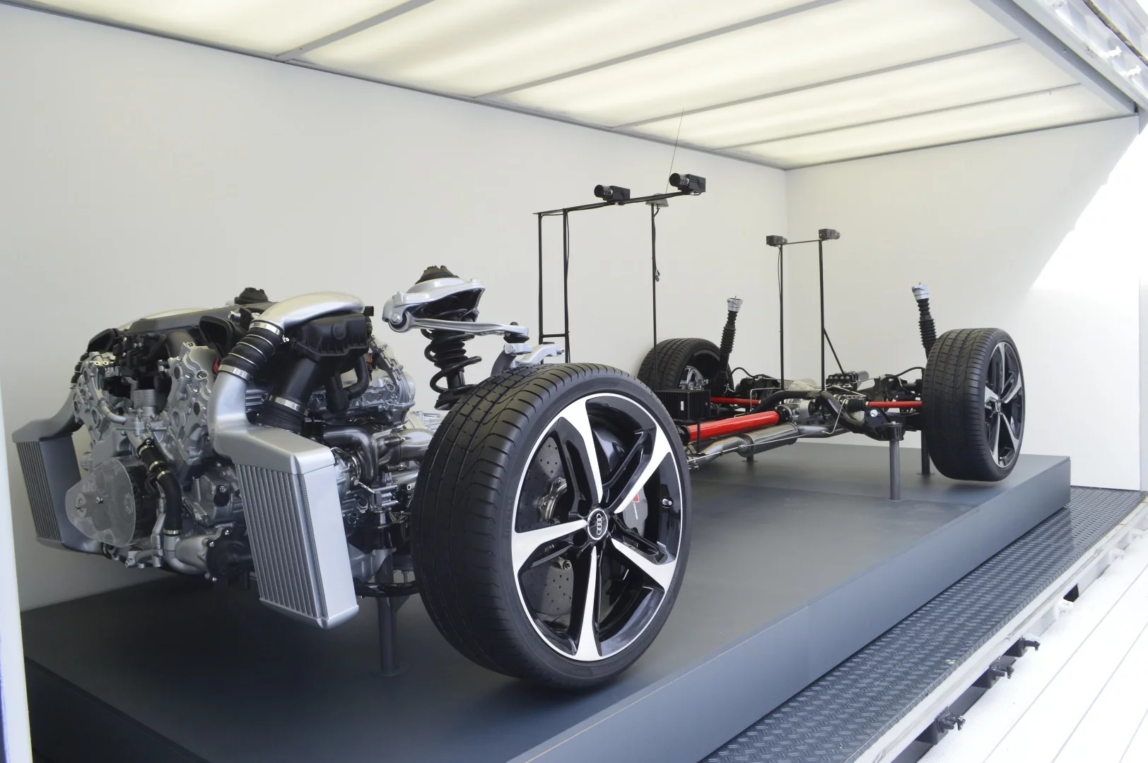 Audi Piloted Driving display