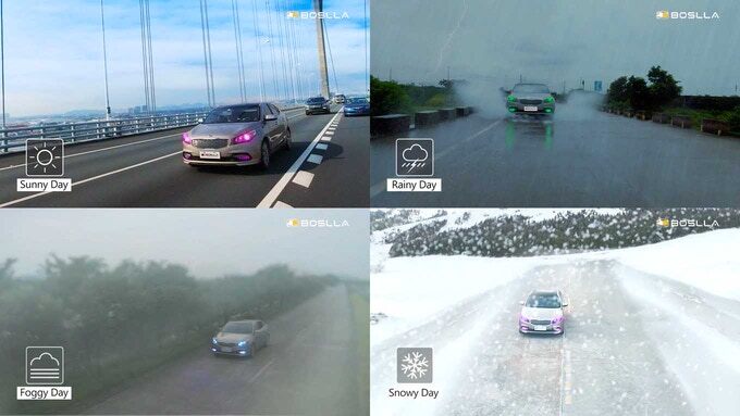 Boslla LED headlights feature RGB and daytime running light (DRL) modes