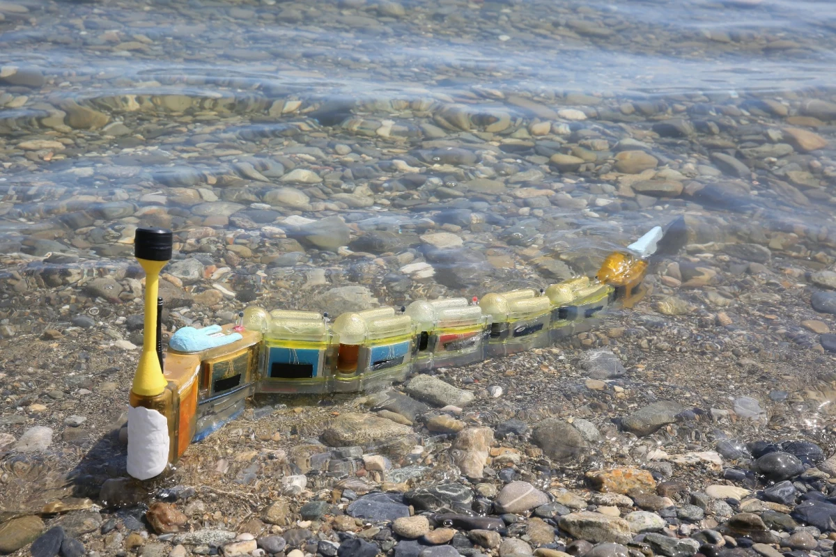 Envirobot can be controlled remotely or swim on its own