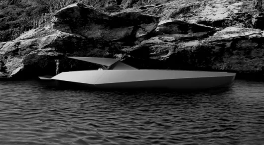 Code X's solar-hybrid luxury yacht